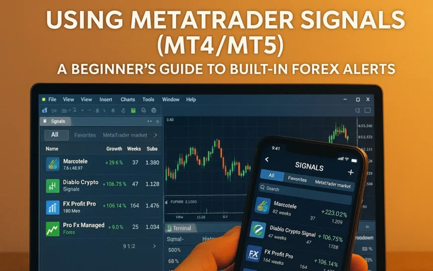 Using MetaTrader Signals (MT4/MT5): A Beginner’s Guide to Built-in Forex Alerts