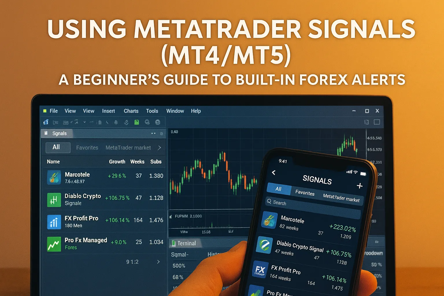 Using MetaTrader Signals (MT4/MT5): A Beginner’s Guide to Built-in Forex Alerts