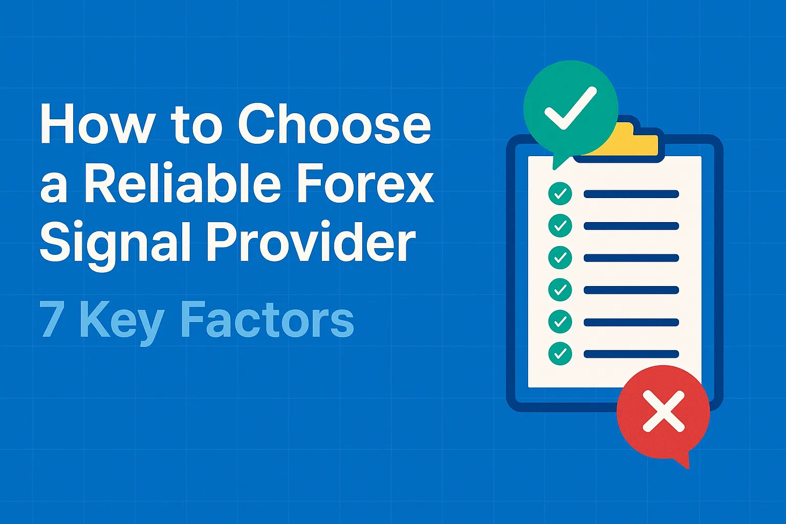 How to Choose a Reliable Forex Signal Provider: 7 Key Factors